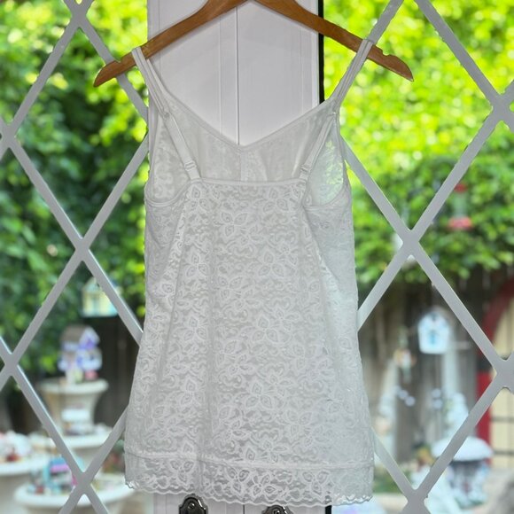 Bali Lace ‘N Smooth Shaping Cami White Size XL - Picture 4 of 10